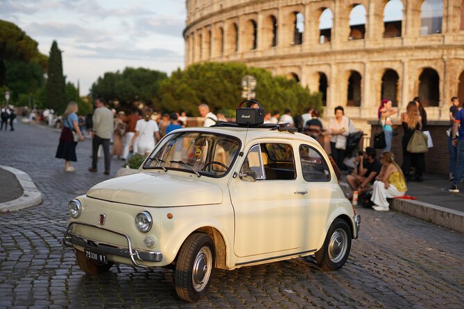 Fiat 500 Retro Car Tour with Professional Photoshoot - Logistics: Meeting Point, Group Size, and Duration