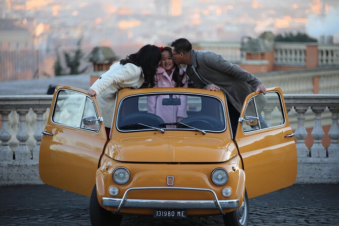 Fiat 500 Roma Professional Photography Service - Exploring Characterful Neighborhoods in Trastevere