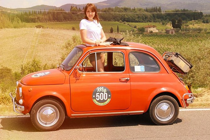 Fiat 500 Tour of the Chianti Roads from San Gimignano - Exclusive Winetour at Casale dello Sparviero