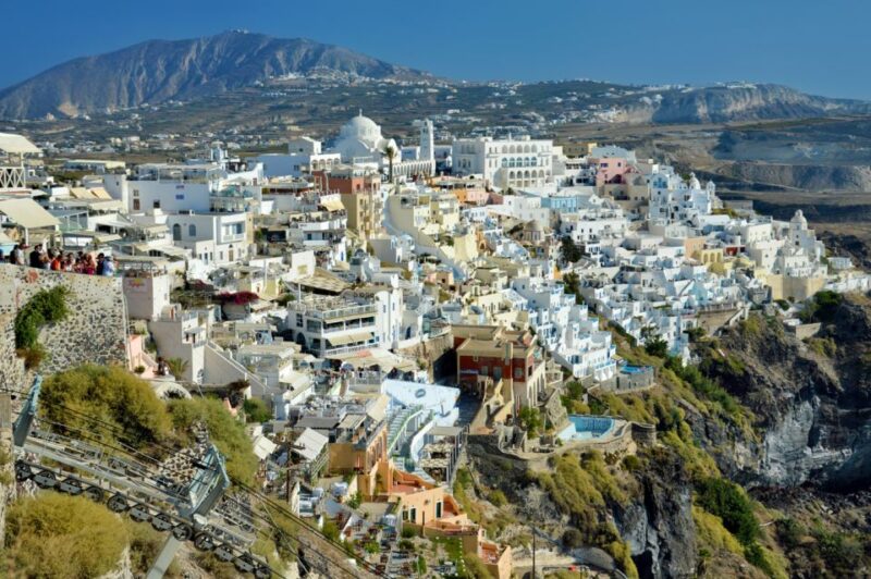 Fira: Walking Tour with Cable Car Ride - Wine Tasting at Pelican Kipos: A Local Highlight