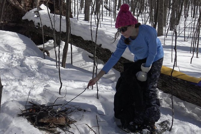 Fire Man Guided Snowshoe Tour - The Starting Point at Le Centre dActivités Mont-Tremblant