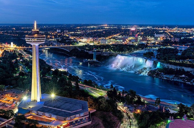 Fireworks & Falls Glow Walking Tour Canada + Skylon Tower - Practical Details: Meeting Point and Group Size
