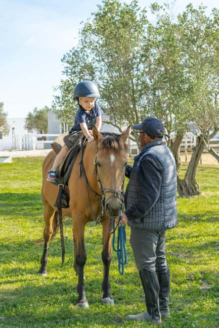 First horseback riding lesson in Moita - Key Points