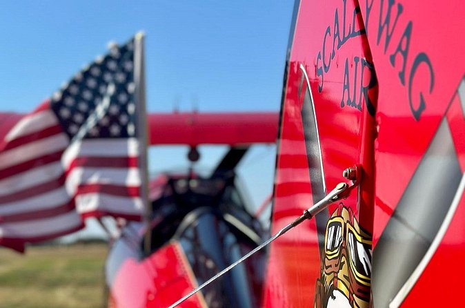 First Mate Open Cockpit Biplane Ride in Galveston - The Pilot and In-Flight Atmosphere