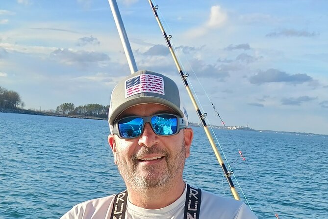 Fishing or Cruising Boston Harbor on Private Yacht Trinacria - Visiting Castle Island and Deer Island from the Yacht
