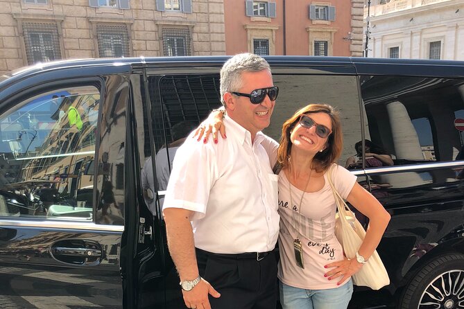 Fiumicino Airport private transfers with luxury Mercedes van - A Private Ride with a Personal Touch