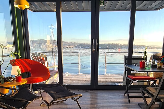 Fjord Houseboat Cruise in Oslo. 100 % electric. BYO - Key Points