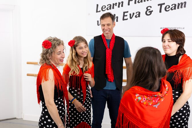 Flamenco Dance Class in Seville with optional Flamenco Costume - Family-Friendly and Suitable for All Ages