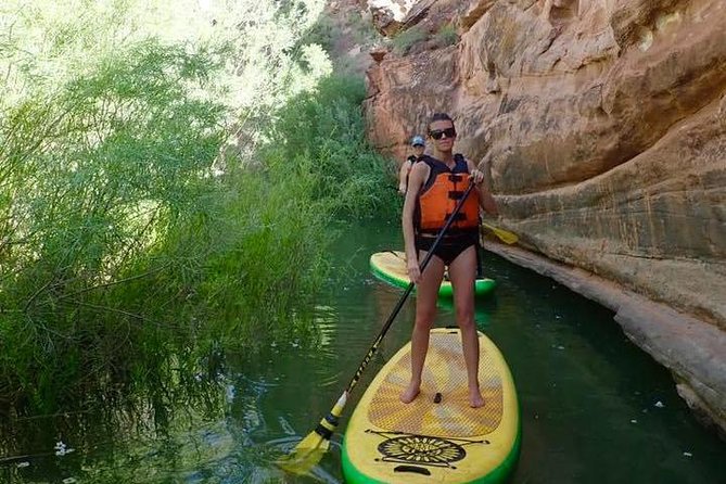 Flatwater Fun: Stand Up Paddleboarding on the Colorado River - How the Tour Follows the Border of Arches National Park