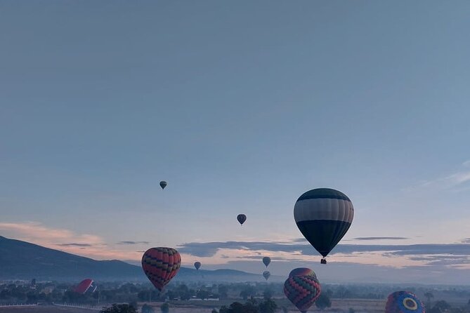 Flight in Teotihuacan Hot Air Balloon with Transportation and Breakfast - Celebratory Landing and Certificate Presentation