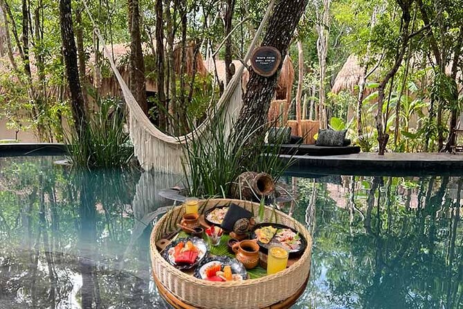 Floating Breakfast+Cavern Tour includes entrance to the cenote-Temazcal - Temazcal Meditation in Volcanic Rocks