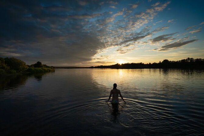 Floating Sauna with Barbecue and Swimming Experience in Finland - The Barbecue and Refreshments on the Floating Platform