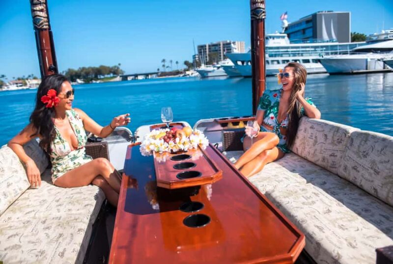 Floating Tiki Bar Harbor Cruise - Experience the Charm of Newport Harbors Million-Dollar Views