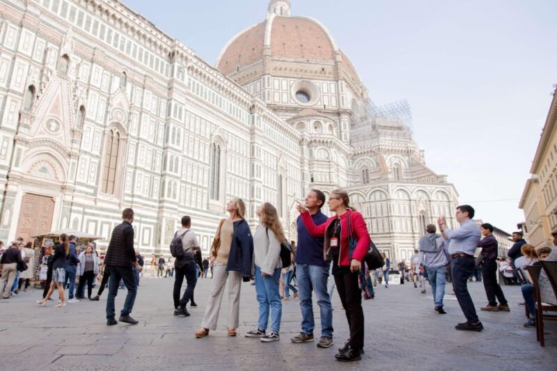 Florence: 2.5 hour Audio Guided Walking Tour led by Host - Piazza del Duomo and Via dei Calzaiuoli Highlights