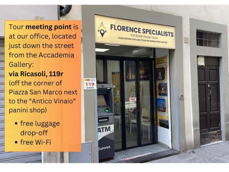 Florence: Accademia Gallery Entry Ticket with Optional Tour - Practicalities of the Tour: Locations, Timing, and Accessibility