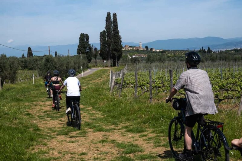 Florence: Chianti Hills Bike Tour with Farm Lunch & Wine - Key Points