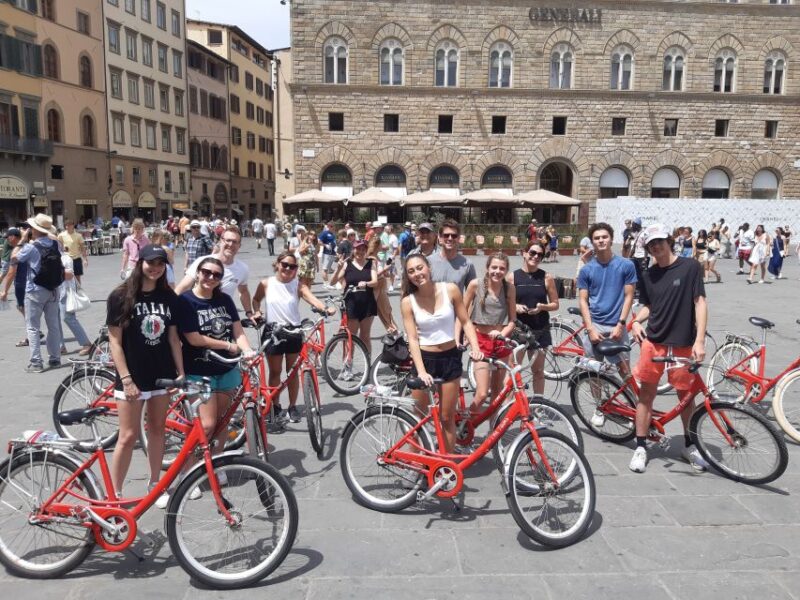Florence: City Highlights Bike Tour - Stops at Piazza della Repubblica and Via de Tornabuoni