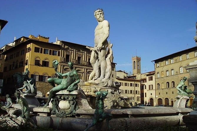 Florence city tour in vintage car - Panoramic Views from Basilica San Miniato al Monte