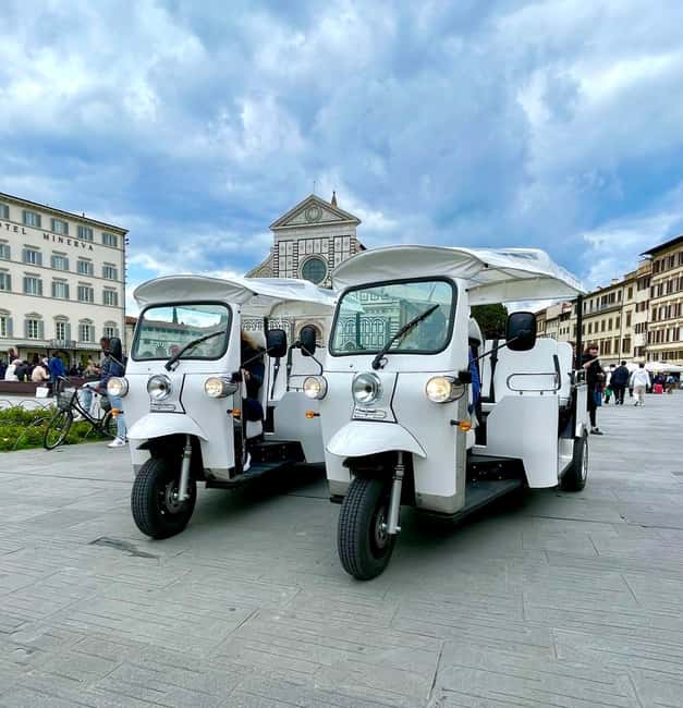 Florence: Eco Golf Car & Tuk Tuk City Tour (save the planet) - Exploring Florence in an Eco-Friendly Golf Cart & Tuk Tuk