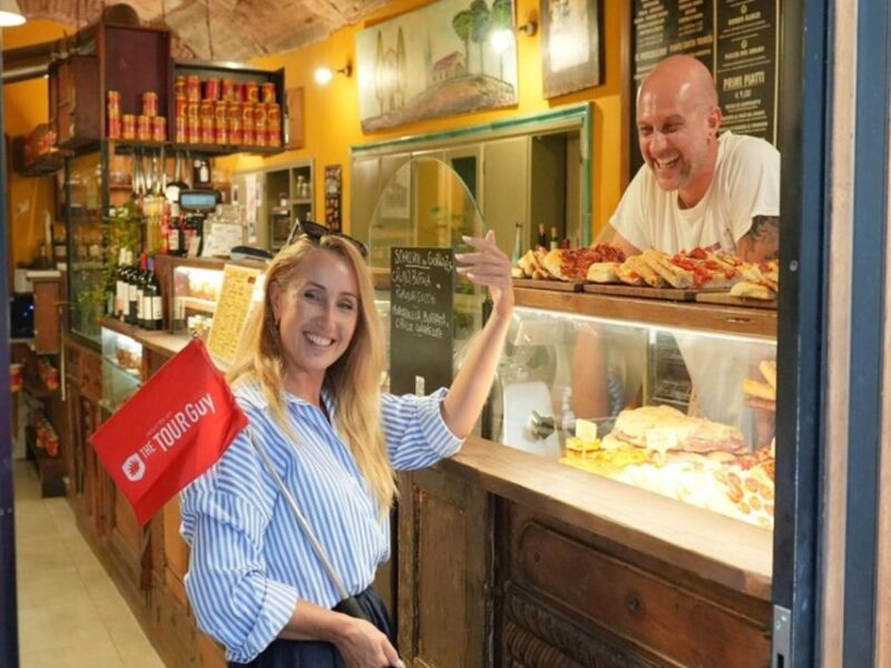 Florence: Food Walking Tour with Local Steak and Tuscan Wine - Visiting the Old Wine Window and Traditional Aperitivo