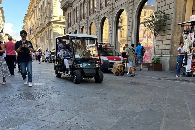 Florence Golf Cart private City tour Center & Michelangelo square - Discover Florence in Comfort with a Private Golf Cart Tour