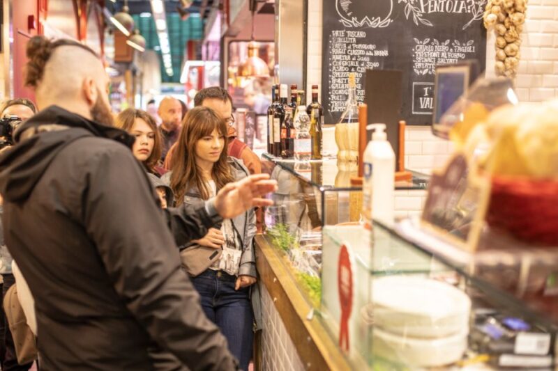 Florence: Grocery Market Food Tour and Tastings with a chef - Enjoying Authentic Gelato in a Classic Florentine Setting