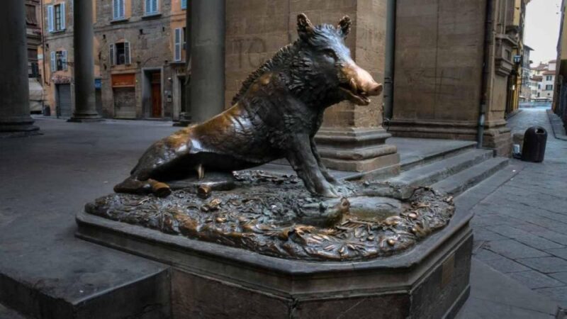 Florence: Michelangelos David & A Sip Through a Wine Window - Final Stop at Mercato Centrale: Food and Souvenirs