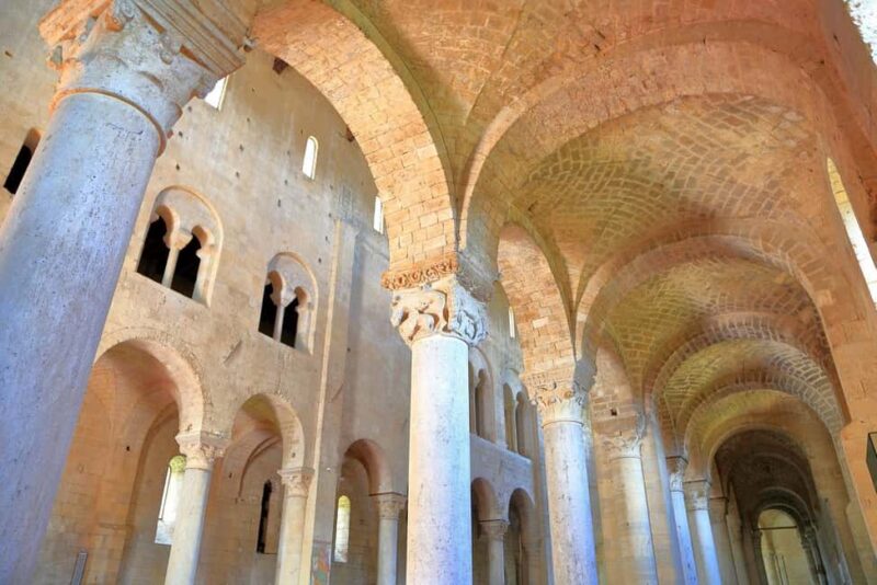 Florence: Orcia Valley, Montalcino, Pienza with Lunch & Wine - Visiting the Abbey of SantAntimo: A Medieval Benedictine Church