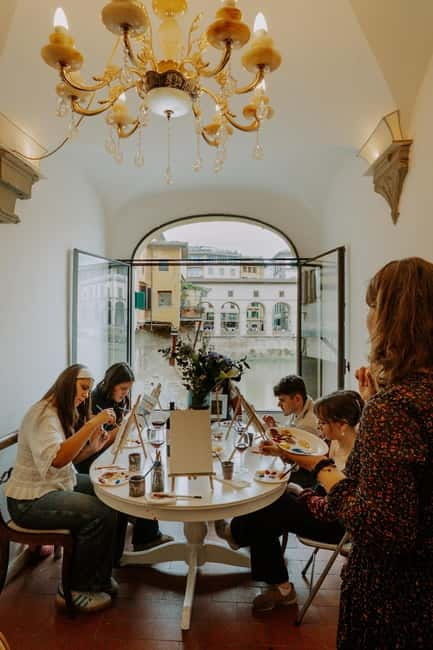 Florence: Paint&Wine with the view of Ponte Vecchio - Flexibility and Accessibility of the Booking Process