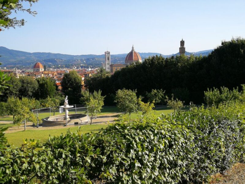 Florence: Pitti Palace, Boboli Garden, Palatine Gallery Tour - Walking Through the Boboli Gardens at Dawn