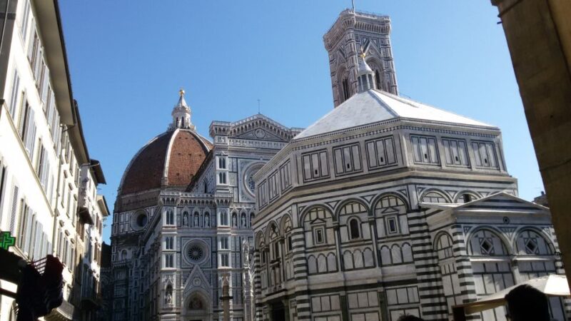 Florence: Renaissance City Walking Tour & wine windows - The Iconic Ponte Vecchio and Scenic River Views