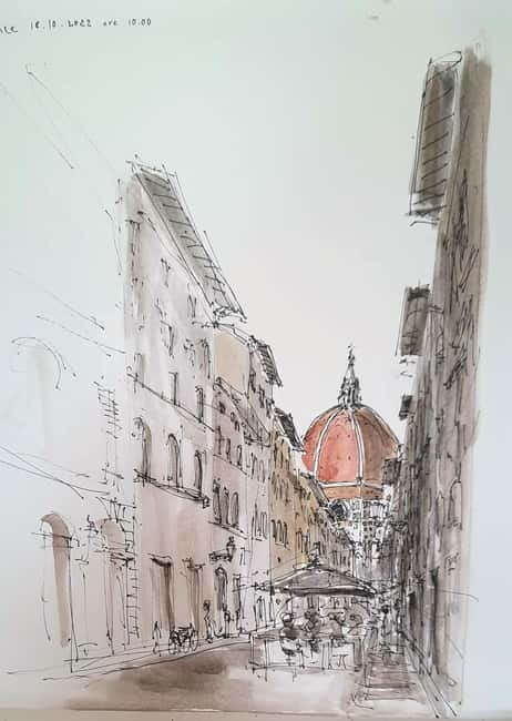 Florence: Sketch and Watercolor Workshop - The Experience Provider: Cre di Crescens Dupuis
