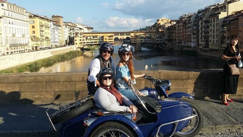 Florence Vintage Motorcycle Sidecar ride - Morning or Sunset - Departure Point and Group Size