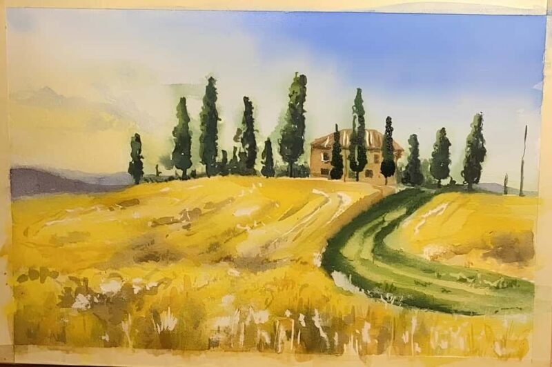 Florence: Watercolor painting class in a local Art Studio - Unlock Your Creativity with a Florence Watercolor Class at Geko Art Studio