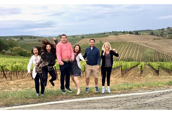 Florentine Steak with Wines in San Gimignano Winery from Florence - Wine List Featuring Notable Super Tuscans and Local Varieties