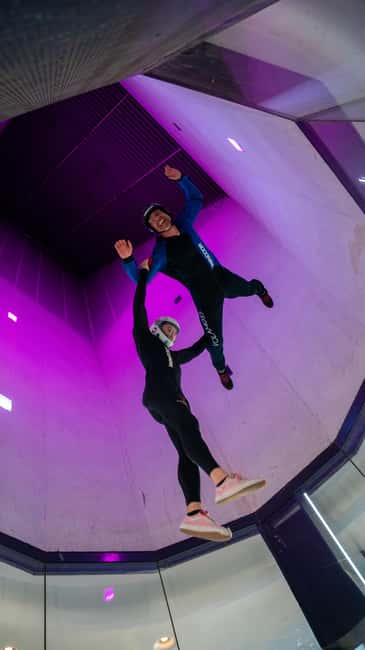 Fly in a Wind Tunnel: Indoor Skydiving Barcelona + Transport - Witness the Instructor Demo Flight and Improve Your Technique