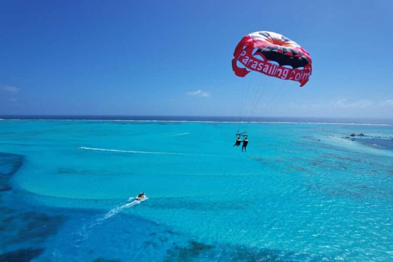 Fly over the 7-Colored Sea Parasail San Andres + Go PRO Camera Included - The Best Time to Take the Tour and Weather Cancellations