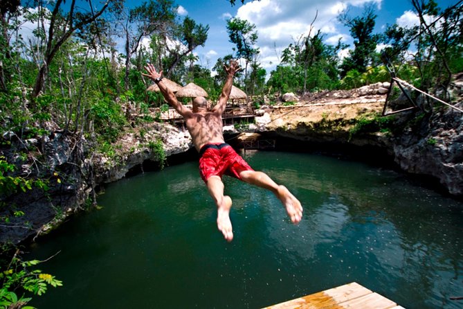 FLY OVER THE JUNGLE extreme Zip Line Circuit, Aqua Zip and more! - Exploring La Ruta de los Cenotes and the Mayan Jungle