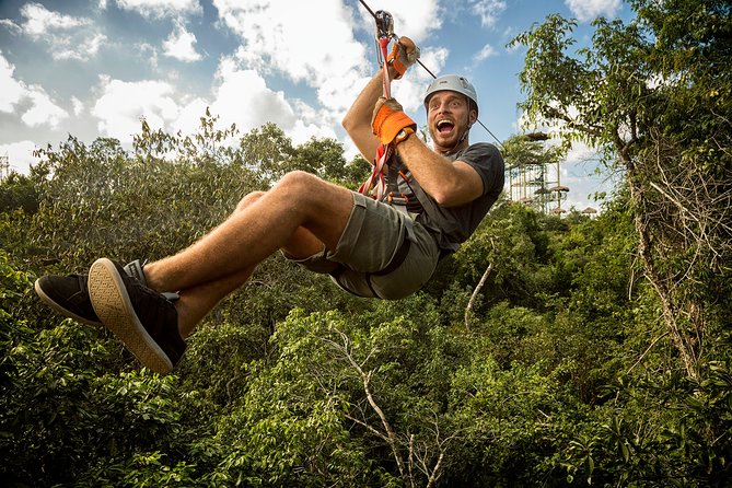 FLY OVER THE JUNGLE extreme Zip Line Circuit, Aqua Zip and more! - The Longest and Fastest Zipline Circuit on the Peninsula