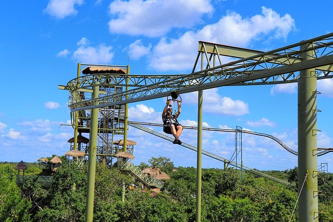 FLY OVER THE JUNGLE extreme Zip Line Circuit, Aqua Zip and more! - Lunch and Additional Inclusions