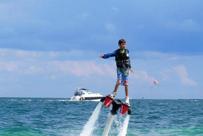 Flyboard in Cancun. Adventure and Adrenaline is waiting for you - The Thrilling Experience of Soaring Above Nichupte Lagoon