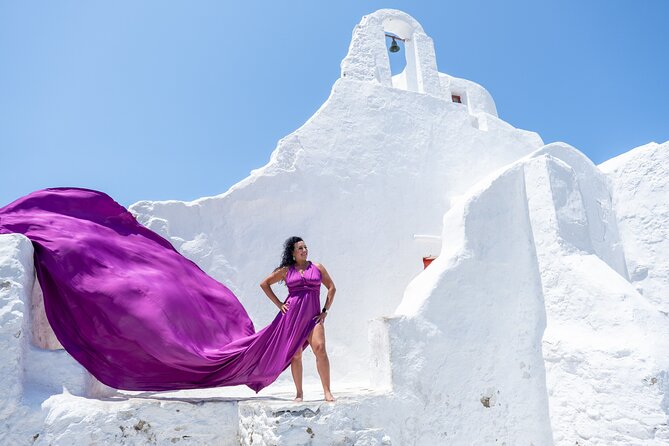 Flying Dress Mykonos Photoshoot - Starting Point and How to Meet