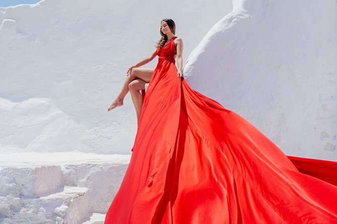 Flying Dress Mykonos Photoshoot - Practical Details and Booking Flexibility