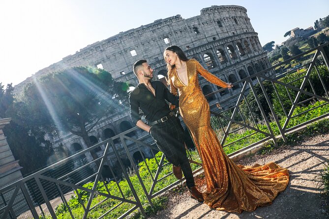 Flying dress - one hour Video/Photoshoot - Iconic Roman Locations Featured in the Photoshoot