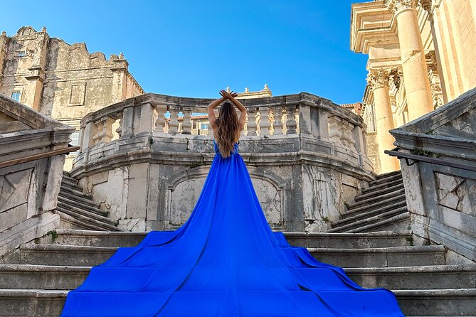 Flying Dress Photo Shooting in Dubrovnik - The Professional Guidance of a Dubrovnik Native Photographer
