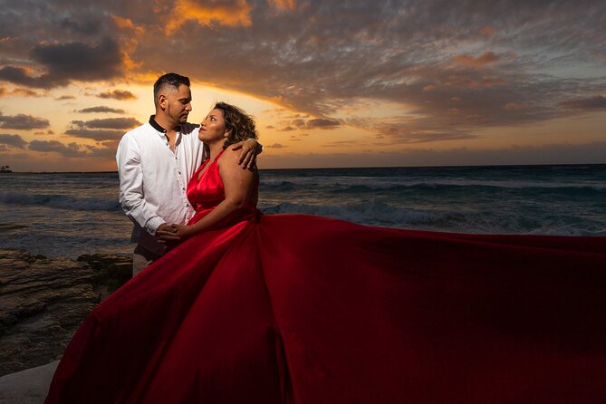 Flying dress photoshoot cancun - The Dress and Photography Experience