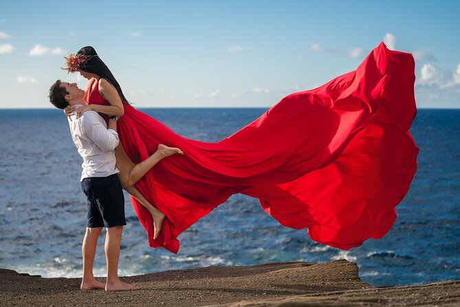 Flying Dress Photoshoot on Oahu - Meeting Point and Schedule at Oahus Scenic East Side
