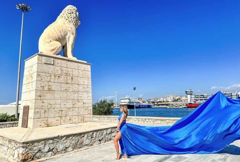 Flying Dress Photoshoot - Piraeus Cruise Port - Key Points