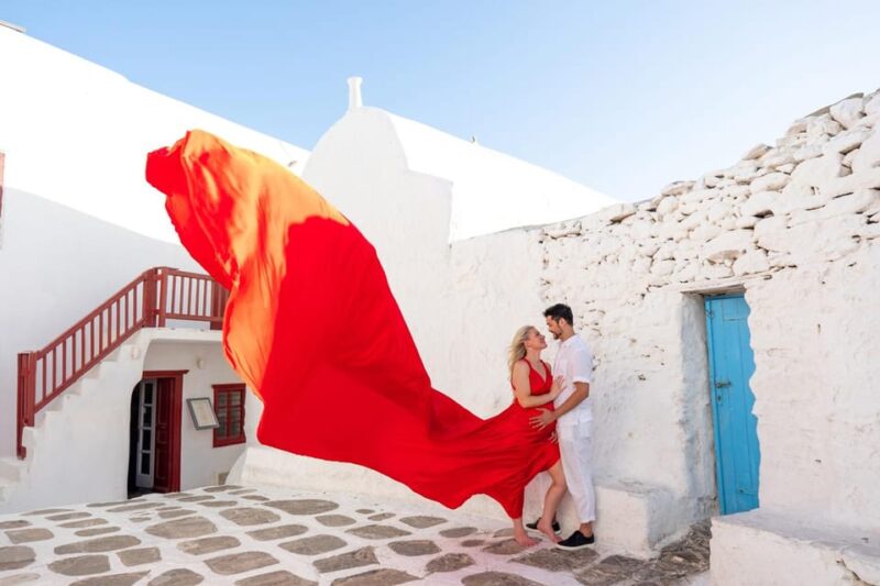 Flying Dress Photoshooting Mykonos - Limitations and Considerations
