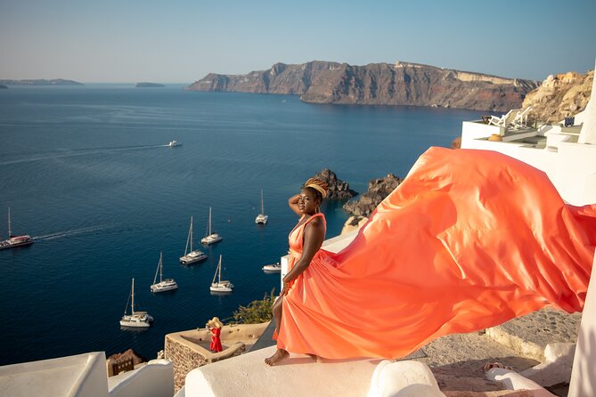 Flying Dress Photoshooting Santorini - After the Photoshoot: Digital Gallery and Delivery Timeline